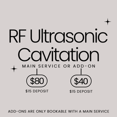RF Ultrasonic Cavitation (Service or Add-On)
